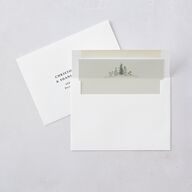 Elegant Mountain Border Envelope Liners Meadow Standard