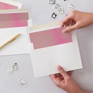 Retro Sunburst Envelope Liners Lily Standard