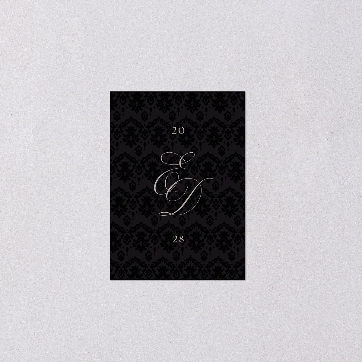 Dark Gothic Roses QR Code RSVP Cards Midnight Signature