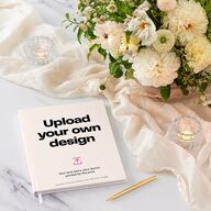 Upload Your Own Design Guest Book Pure White