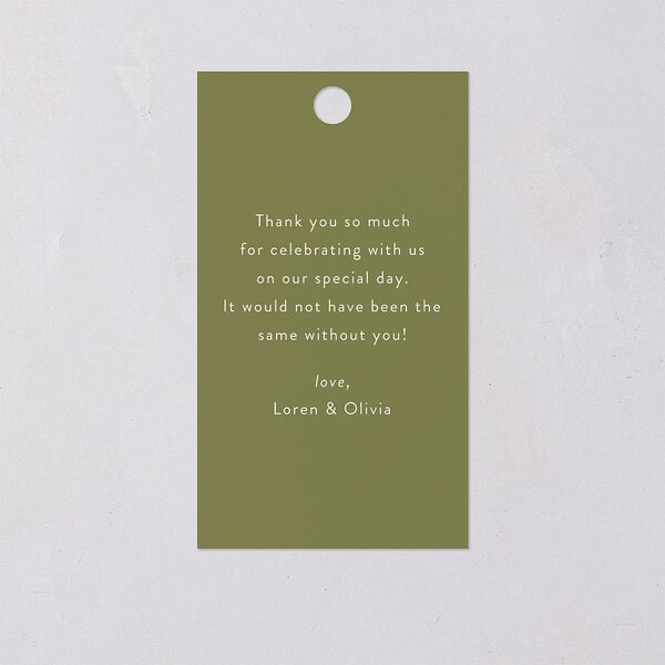 Sweet Sunflowers Favor Gift Tags Marigold Signature