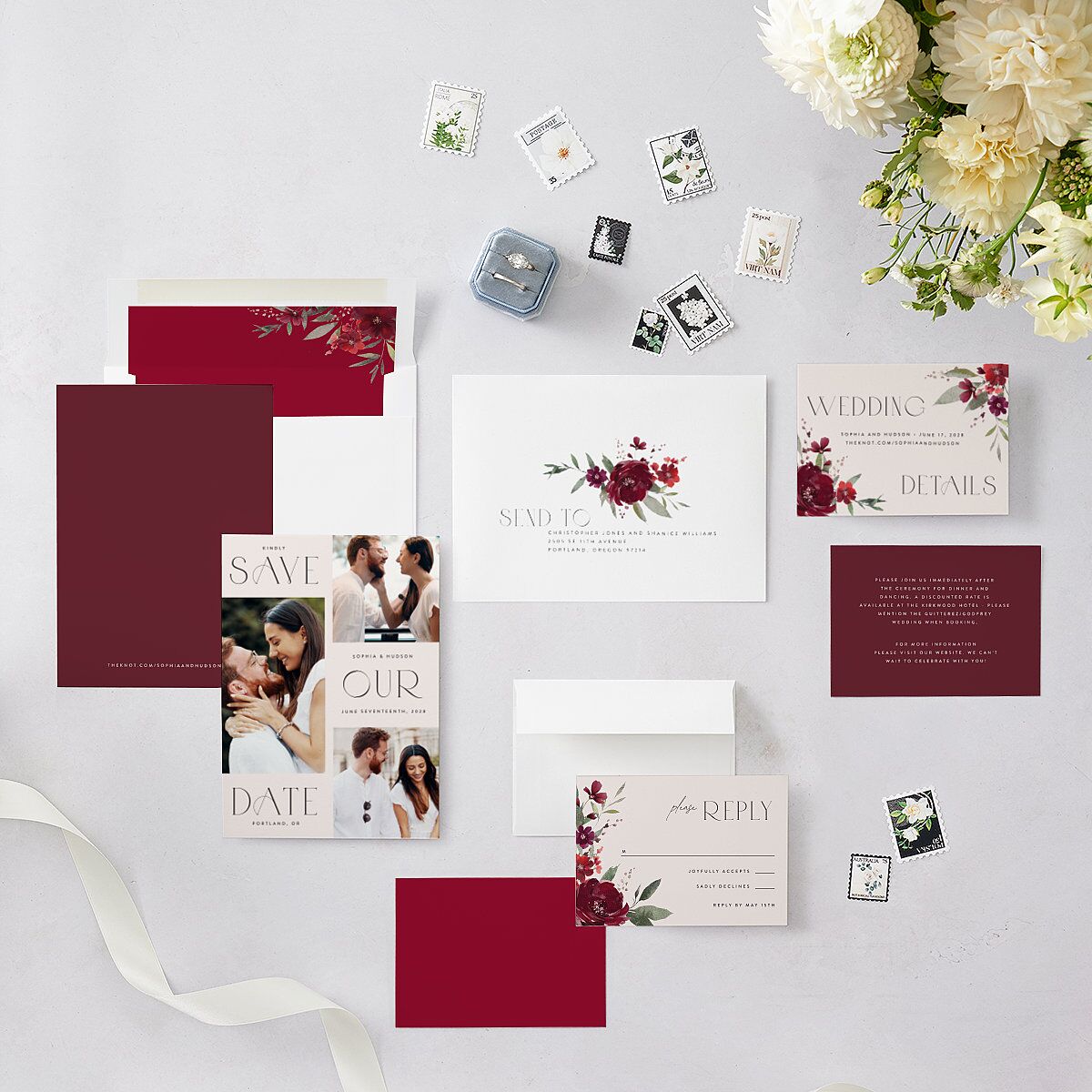 Beloved Union Save The Date Cards — view 6