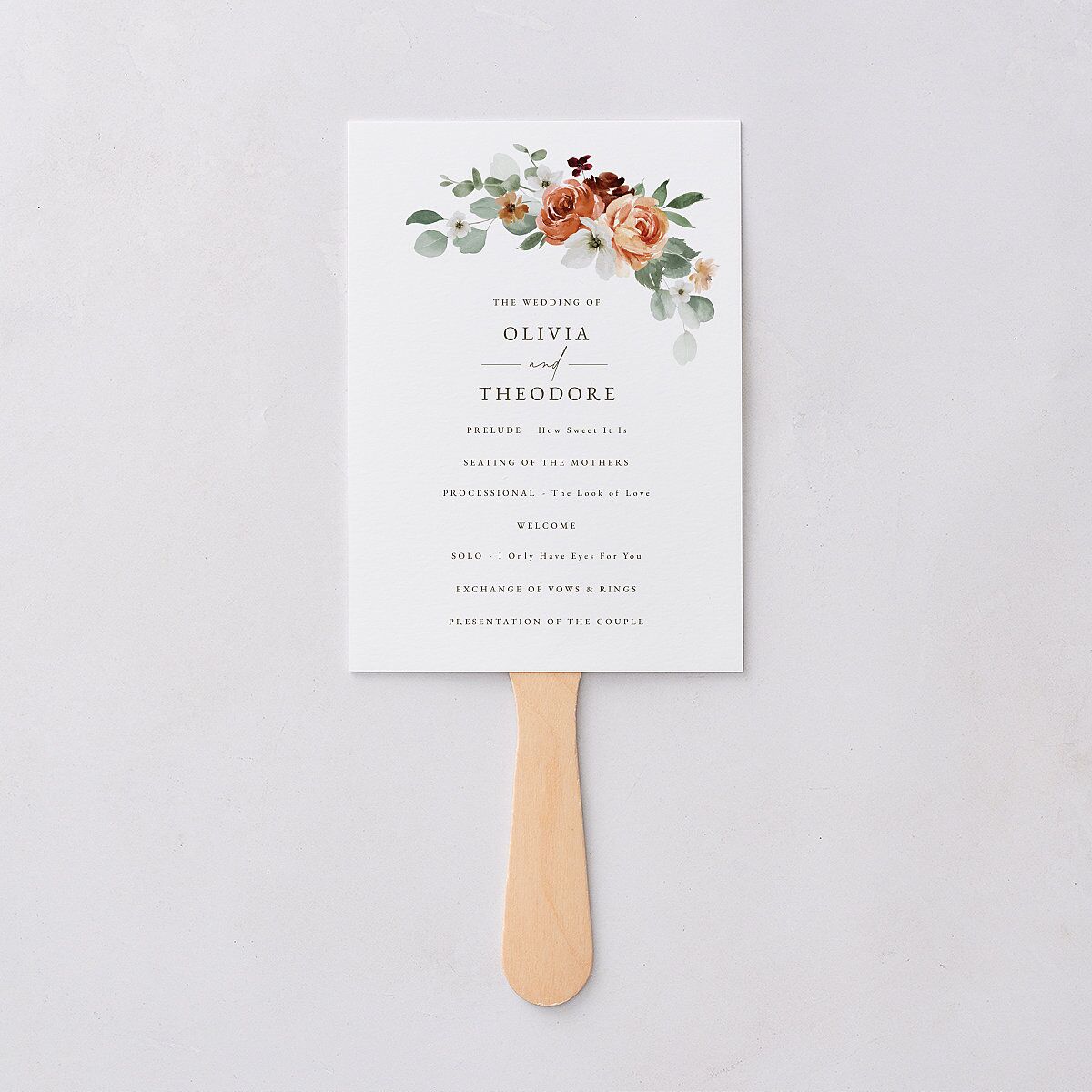 Eucalyptus Bouquet Fan Programs Terracotta Signature Standard