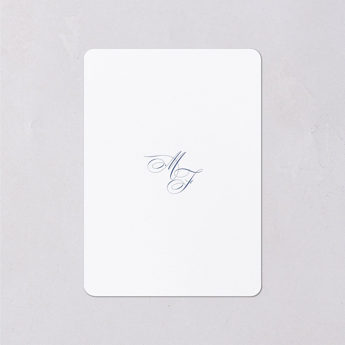 Elegant Rose Crest Wedding Enclosure Cards Sapphire Signature