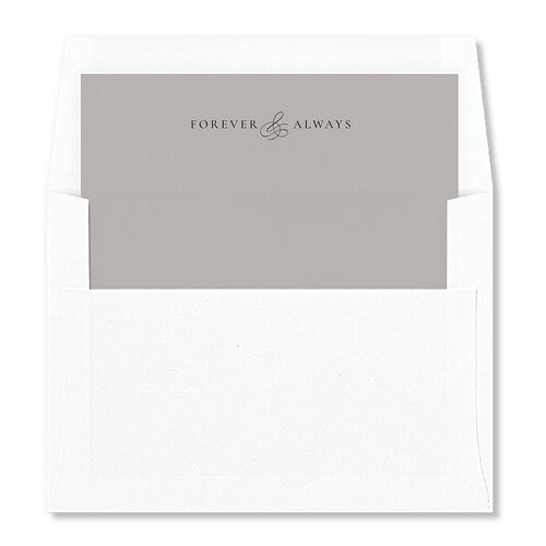 Elegant Photo Monogram Envelope Liners Midnight Standard