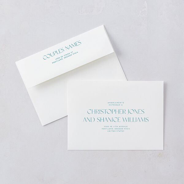 Color del Amor Rehearsal Dinner Invitations Salmon Signature Blank