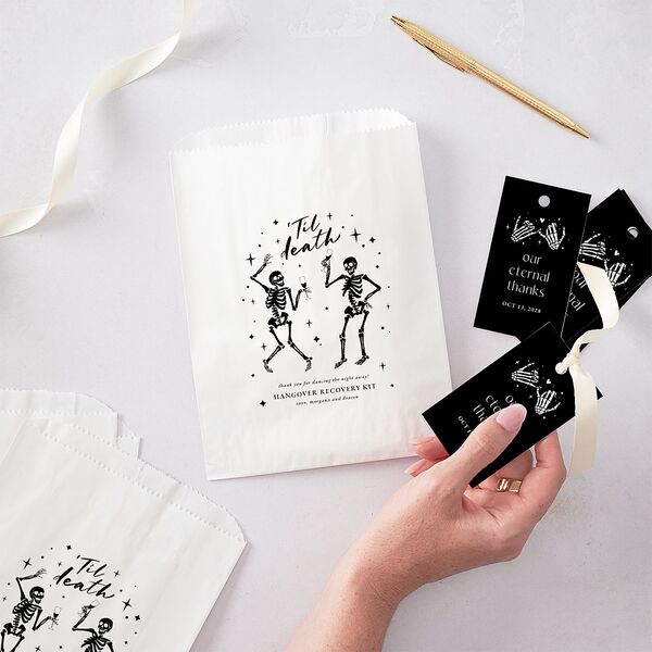 Til Death Do We Disco Favor Gift Tags Licorice Signature
