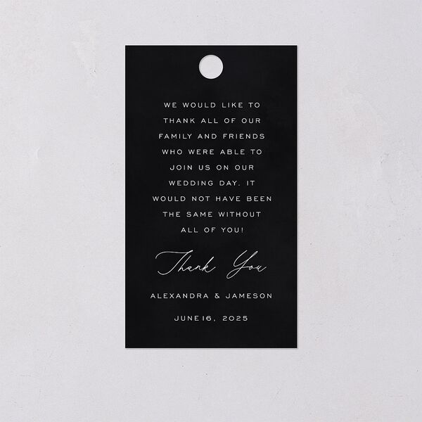 Written In The Stars Favor Gift Tags Gold Midnight Signature