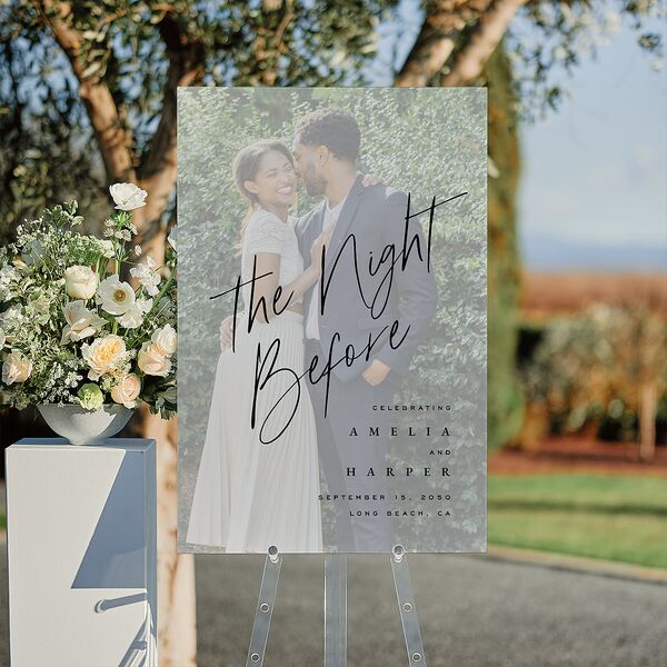 The Night Before You Are Mine Photo Standard Welcome Sign Large Pure White Standard Indoor Foam Core L Welcome