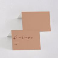 Simple Script Place Cards Vintage Pink Signature