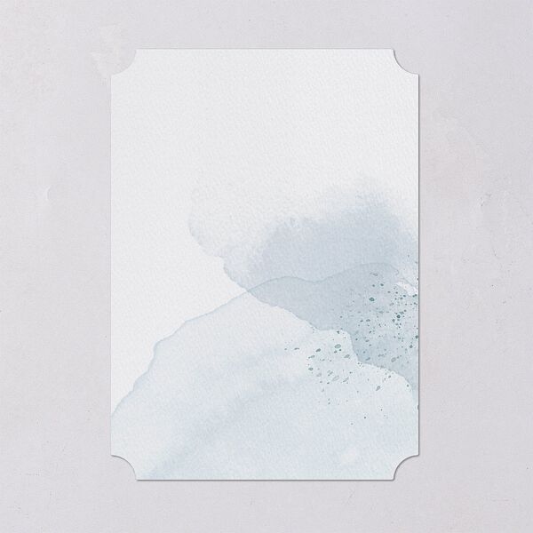Watercolor Wash Save The Date Cards Pool Signature smooth Blank No