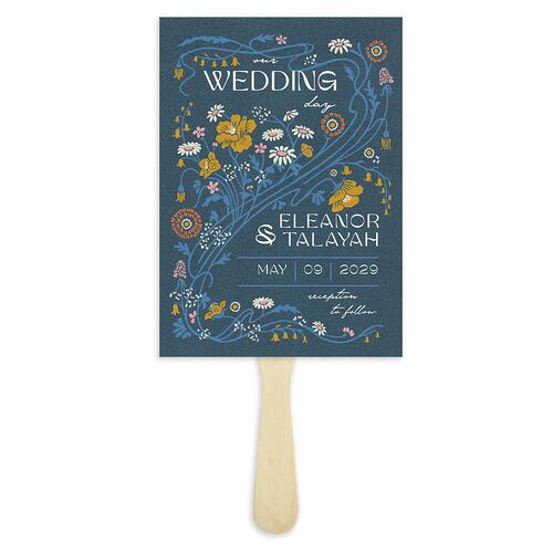 Wildflower Nouveau Fan Programs Moody Blue Signature Standard