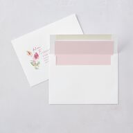 Whimsical Maximalist Floral Wedding Invitations Mulberry Signature Blank No Standard