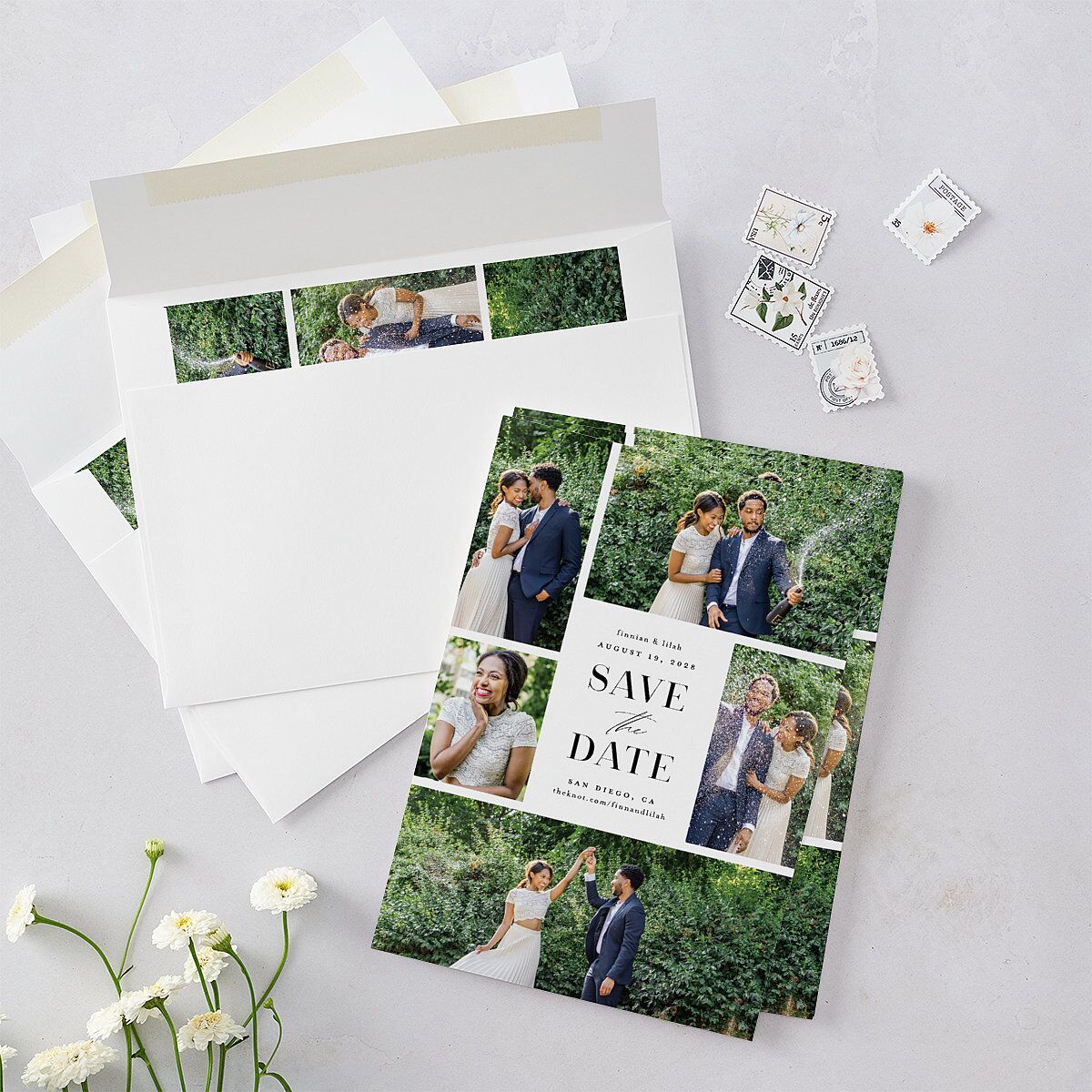 Portrait Gallery Save the Date Cards — view 5