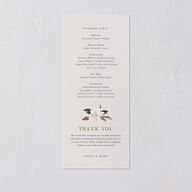 Southern Magnolia Wedding Programs Midnight Signature