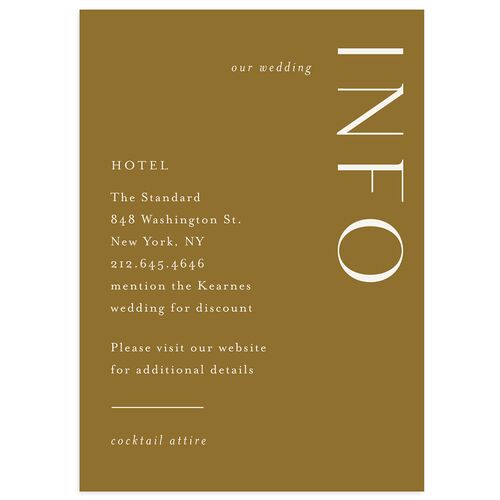 Timeless Elegance Wedding Enclosure Cards Driftwood Signature Standard