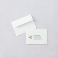 Floral Vintage Lattice Wedding Response Cards Champagne Signature Standard