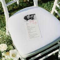 DIY Crafty Photo Wedding Programs Ruby Signature