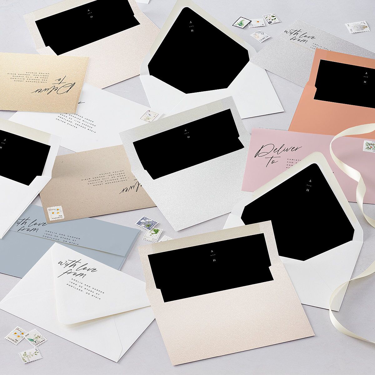 You Are Mine Rehearsal Dinner Invitations Pure White Signature Blank Standard