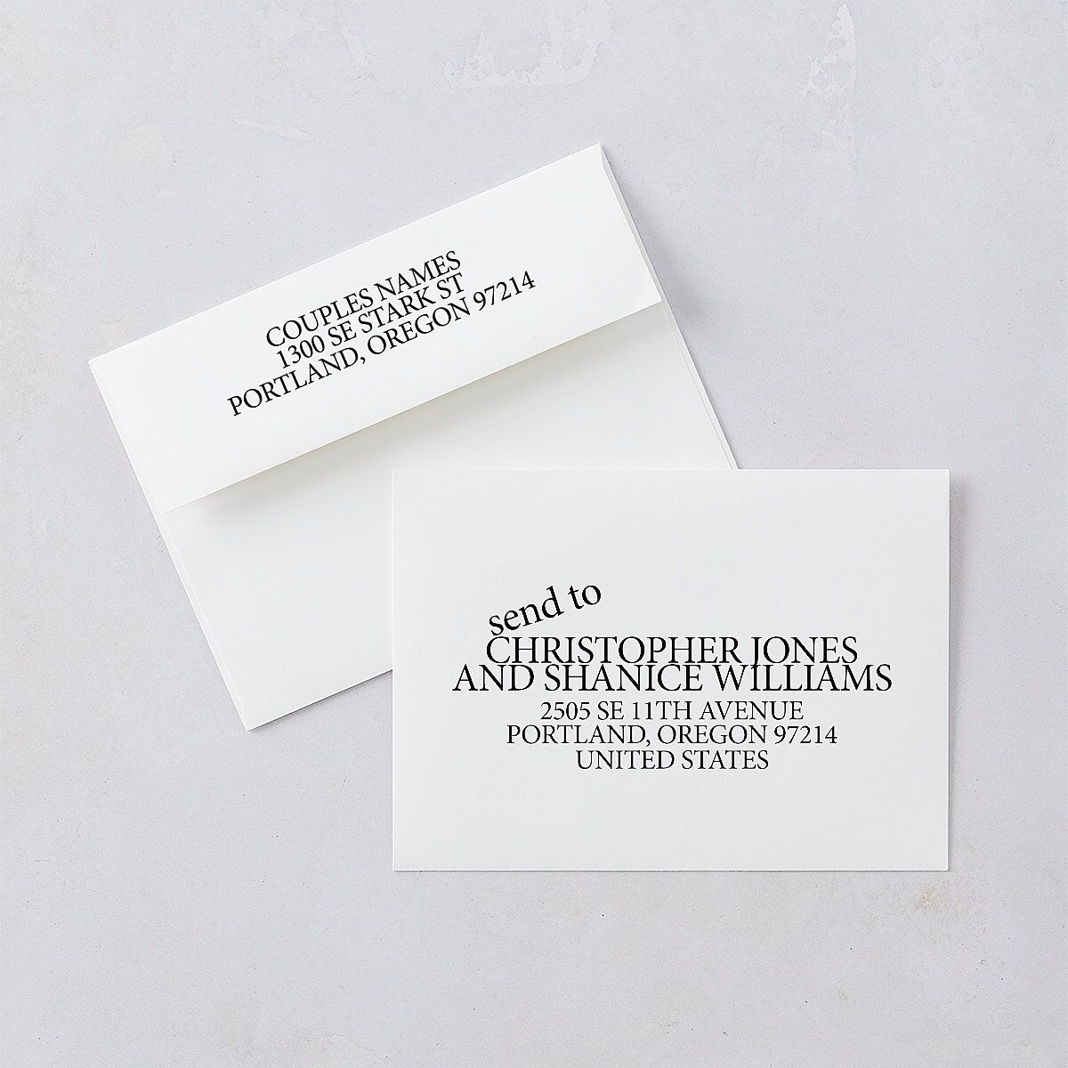 Modern Writing Save the Date Cards — view 6