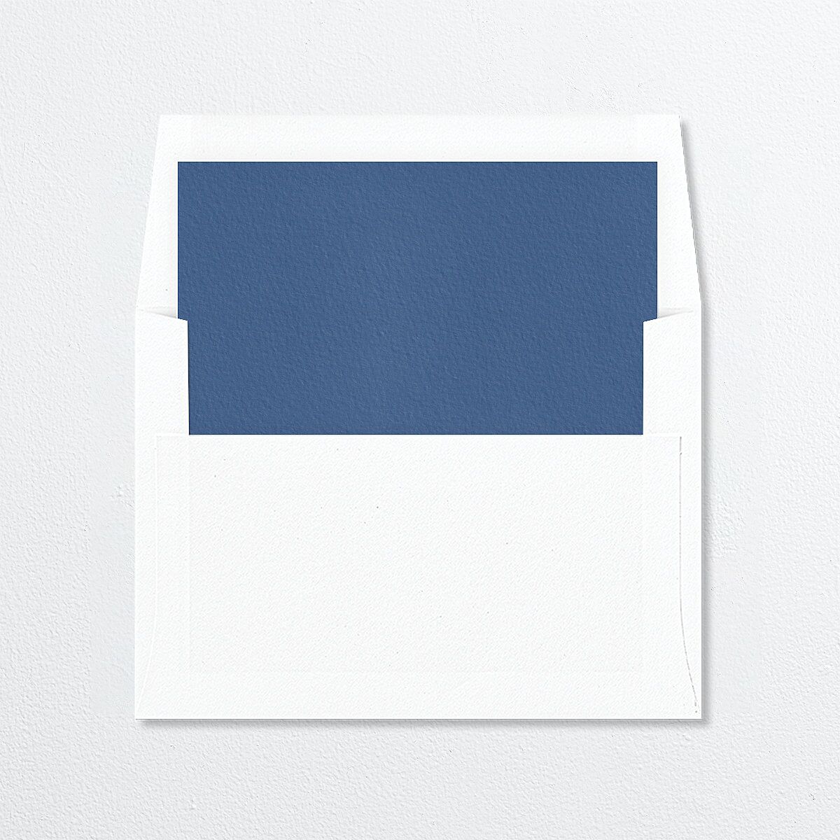 Watercolor Blooms Standard Envelope Liners Midnight Navy Standard