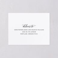 We Do All-in-One Wedding Invitations Medieval Grey Signature Light Both Recipient and Return Addresses No