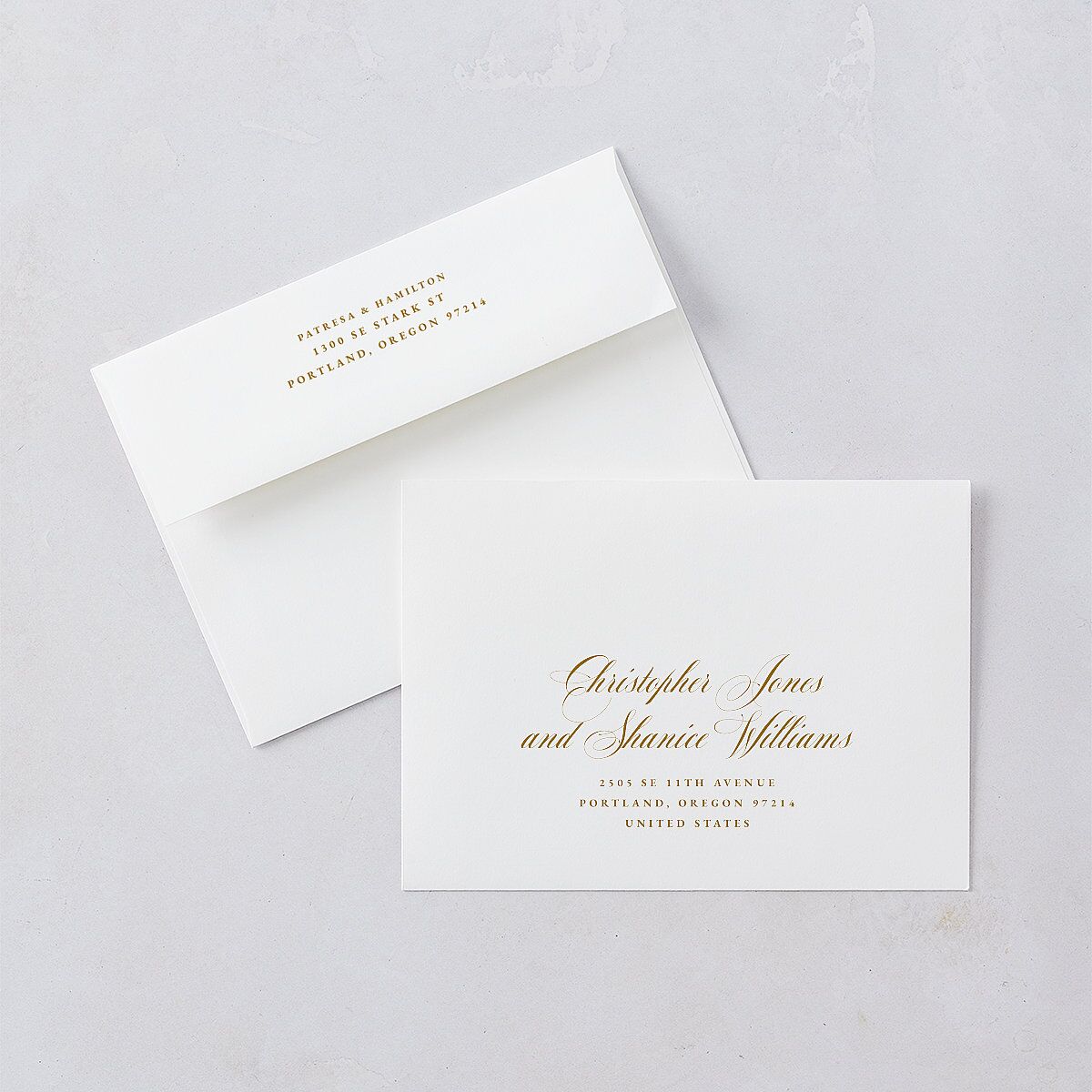 Opulent Garden Wedding Invitations Scottish Green Signature Blank No Standard