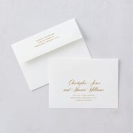 Opulent Garden Wedding Invitations Scottish Green Signature Blank No Standard