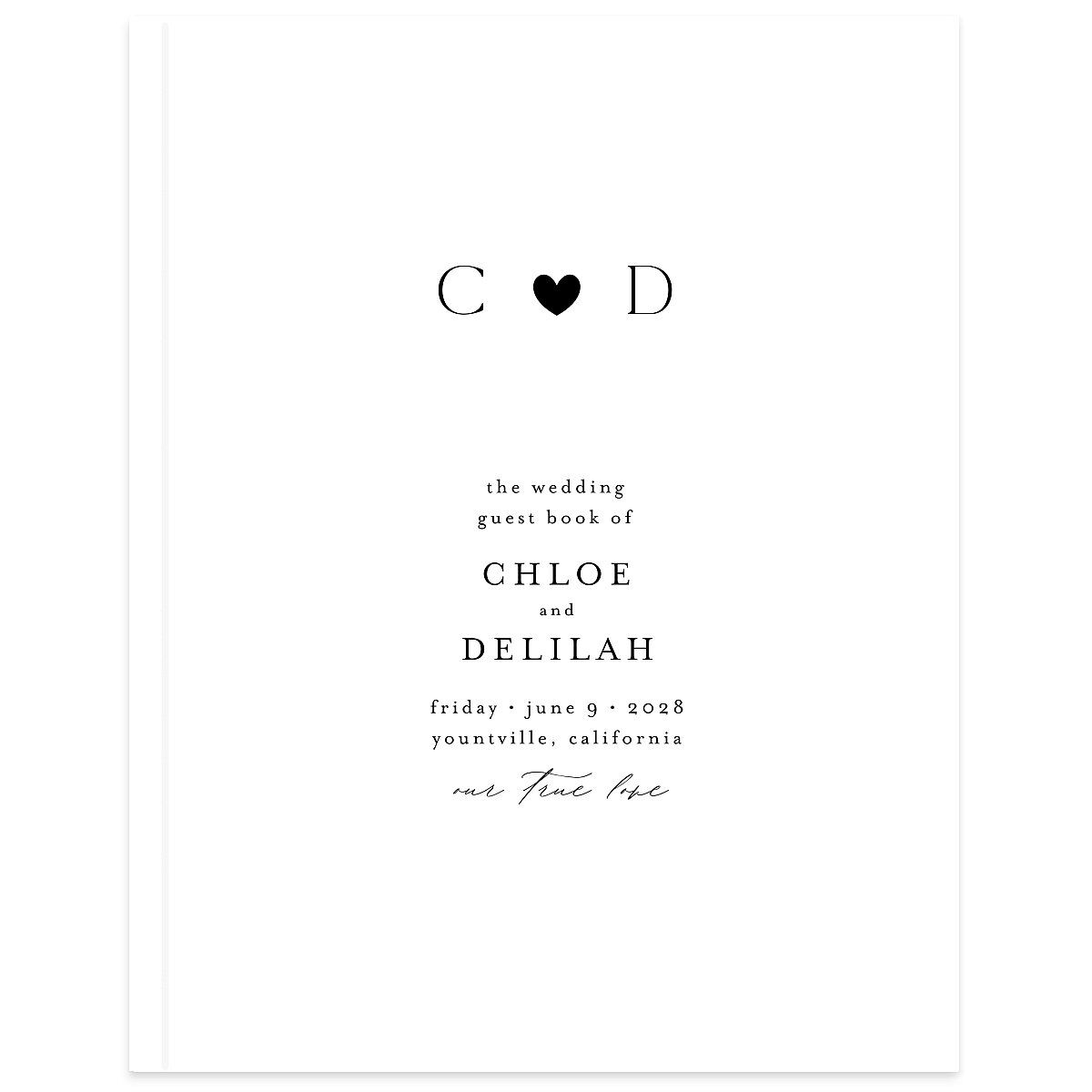 Dainty Heart Guest Books