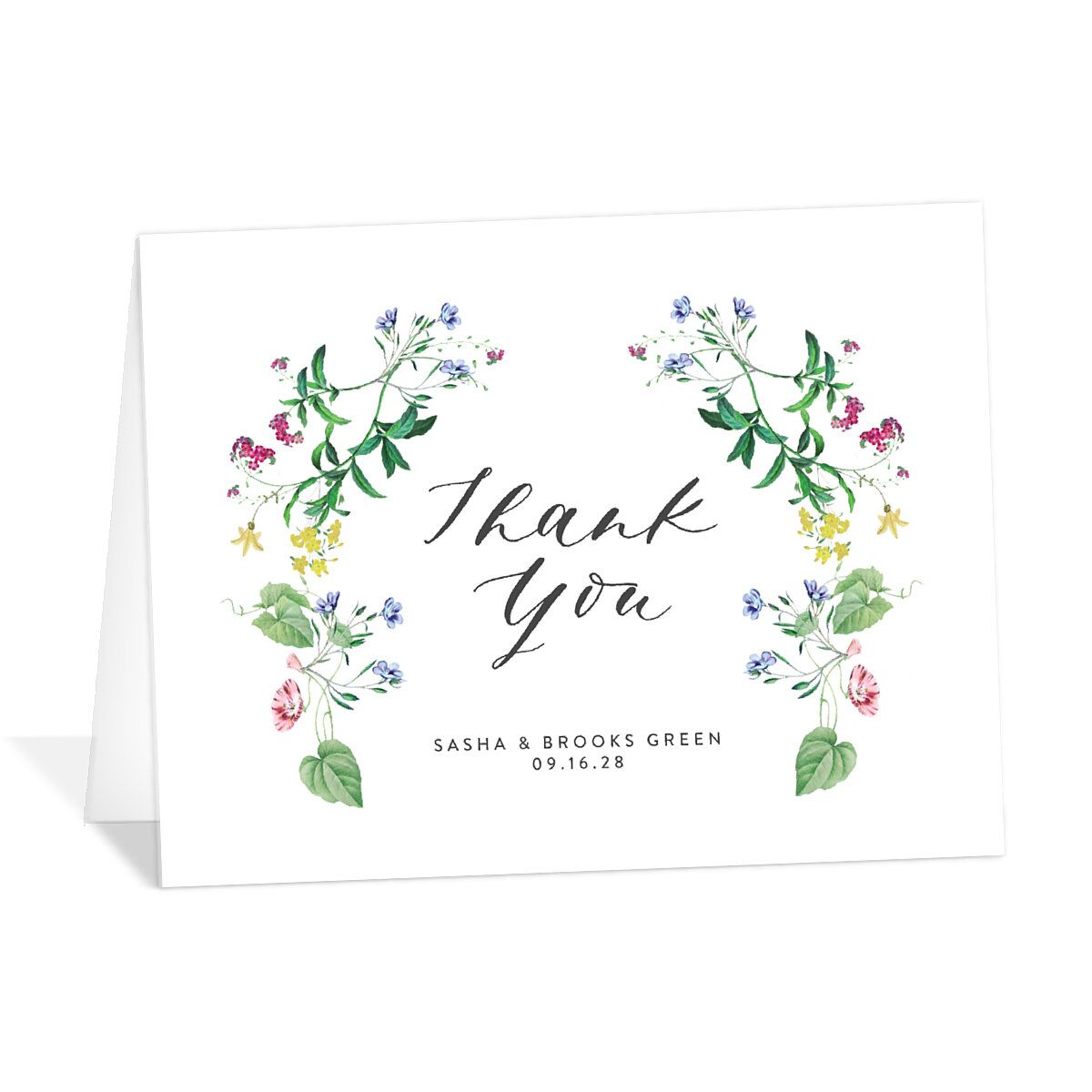 Enchanted Wildflower Thank You Cards