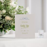 Modern Delicate Bows Bar Bended Tabletop Sign X-small Peridot Standard Plastic XS Tabletop Bar