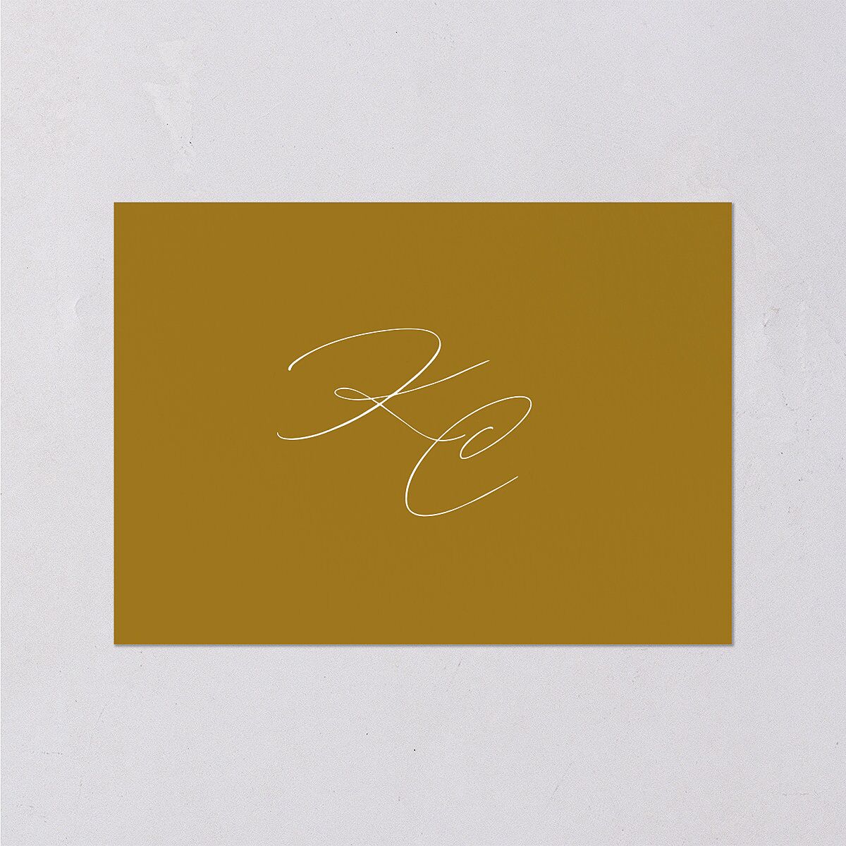 Classic Landscape Wedding Enclosure Cards Marigold Signature Standard