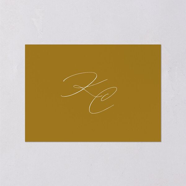 Classic Landscape Wedding Enclosure Cards Marigold Signature Standard