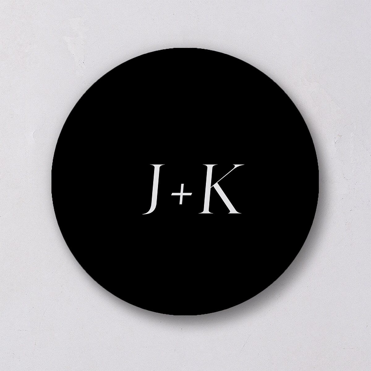 Modern Arch Wedding Stickers Pure White
