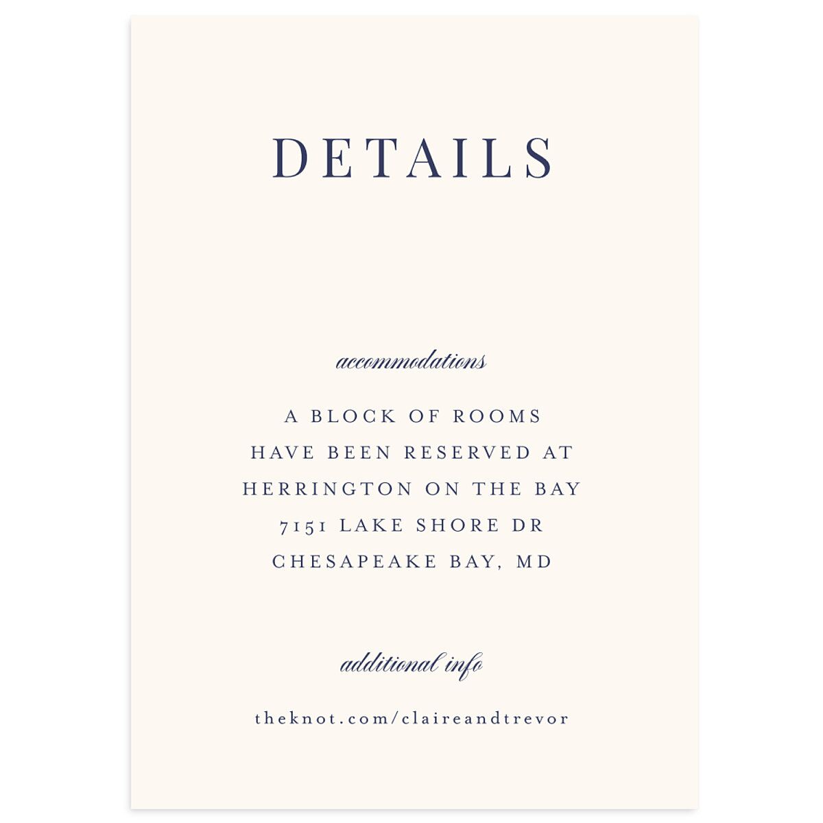Elegant Lighthouse Foil Wedding Enclosure Cards