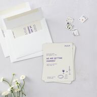 Hand Drawn Recipe Save The Date Magnets Sapphire Magnet Paper