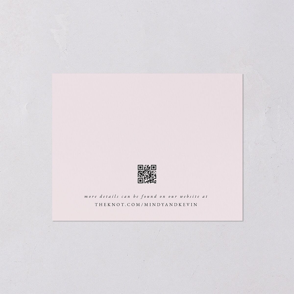 Romantic Wisteria Save the Date Petite Cards — view 3