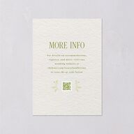 Vintage French Botanical Wedding Enclosure Cards Meadow Signature Standard