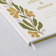 Flower Market Guest Books Gold