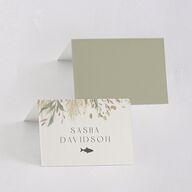 Ethereal Pampas Place Cards Gold Thyme Signature