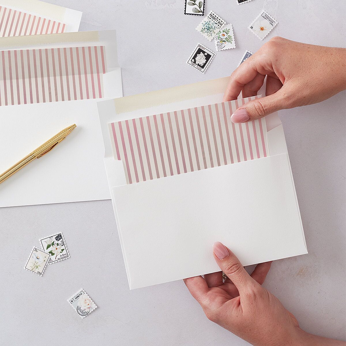 Handwritten Holiday Envelope Liners — view 2