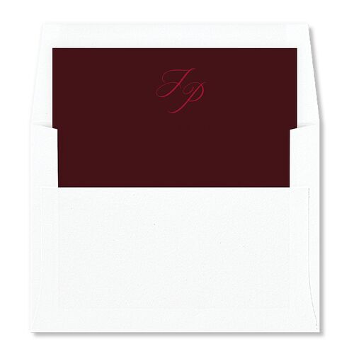 Very Married Christmas Photo Gallery Envelope Liners Burgundy Standard