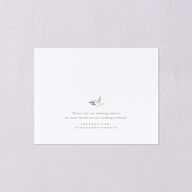 Greenery Altar Save the Date Petite Cards Thyme Signature smooth Blank No Standard