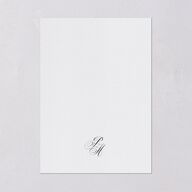 Opulent Garden Foil Wedding Invitations Gold Pure White Signature Blank No Standard