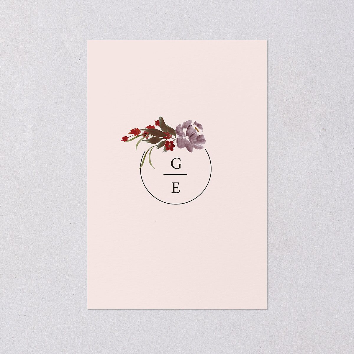Autumn Romance Table Numbers Chocolate Signature