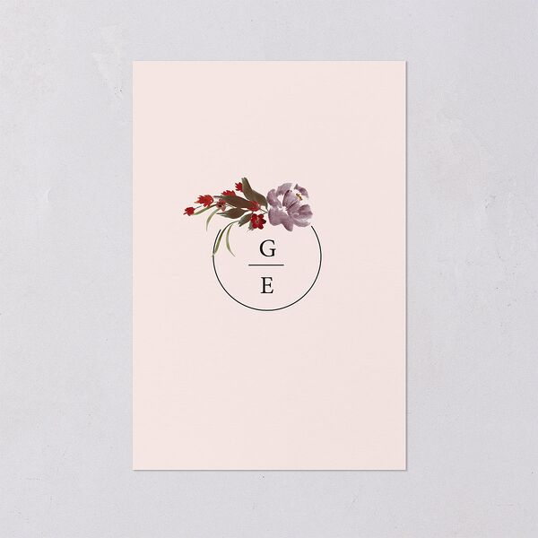 Autumn Romance Table Numbers Chocolate Signature