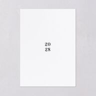 Classic Border Wedding Invitations Pure White Signature Blank No Standard