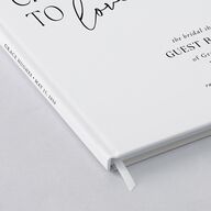 Nothing Fancy Bridal Shower Guest Books Pure White