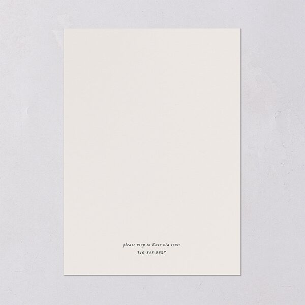 Wild Poppies Rehearsal Dinner Invitations Pure White Signature Blank