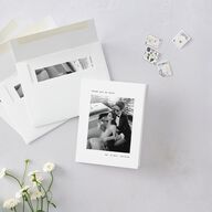 Elegant Sign Off Thank You Cards Pure White